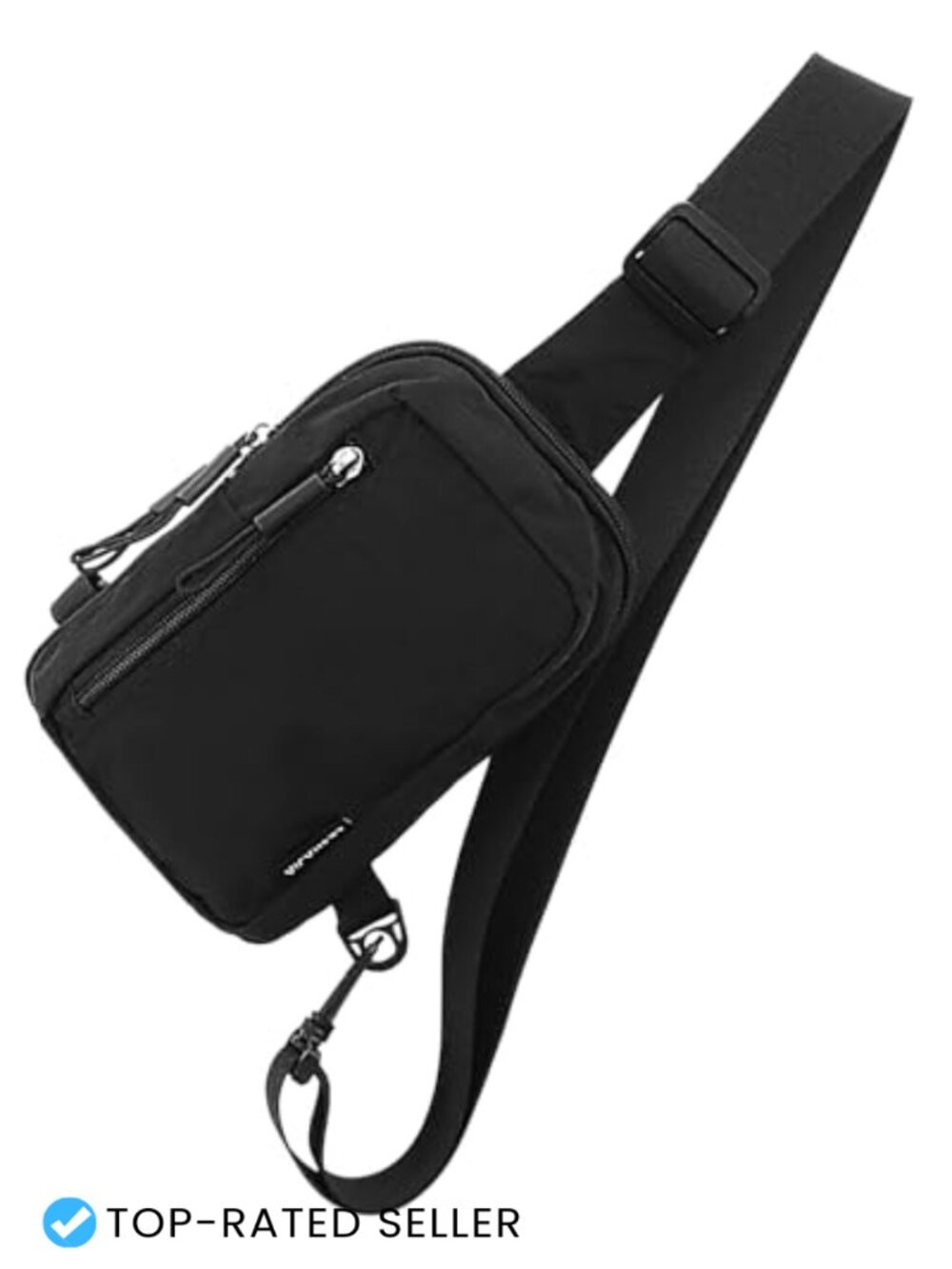 Small Sling Crossbody Bag Water Resistant Nylon Chest Pack Travel EDC